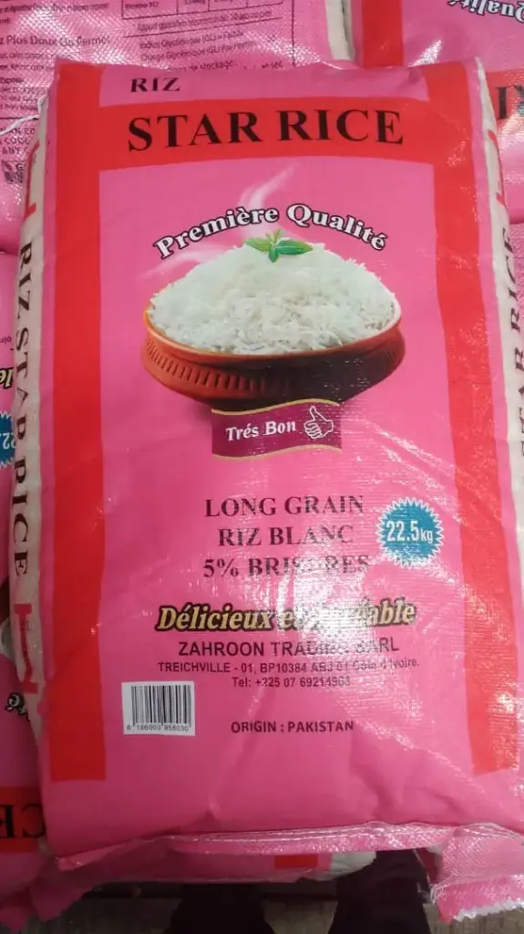 SAC RIZ STAR RICE ROSE 5 % 22.5 KG